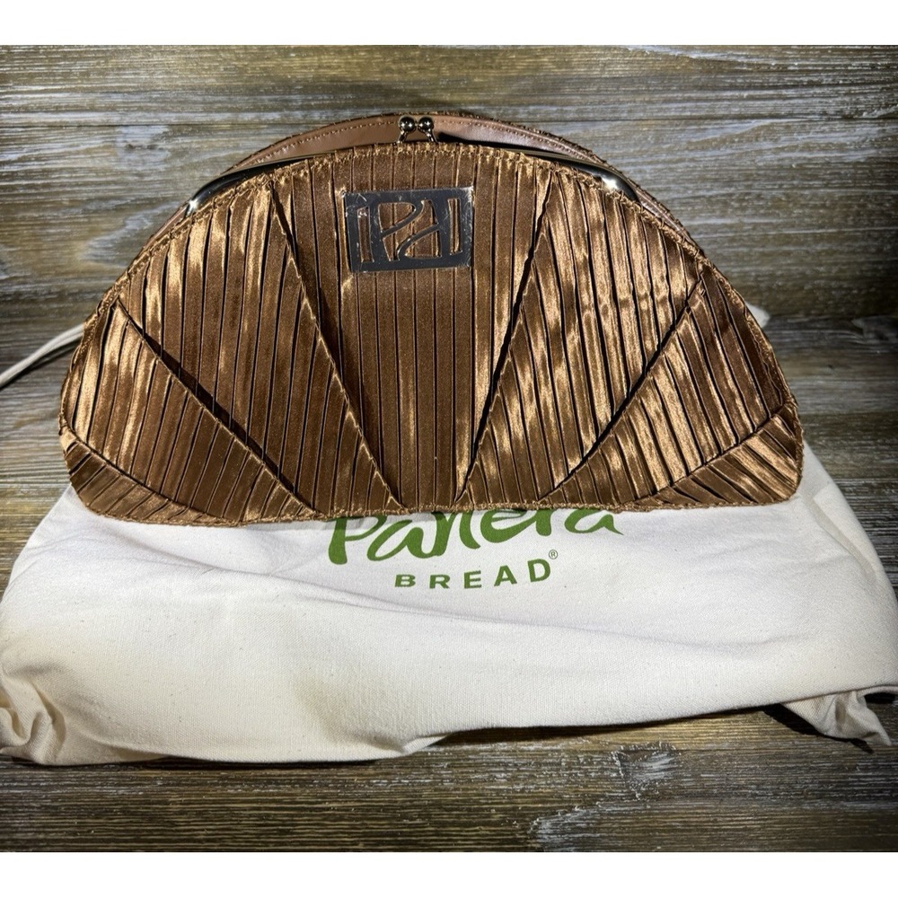 Panera Bread Limited‎ Croissant Clutch Purse Bag NEW IN HAND